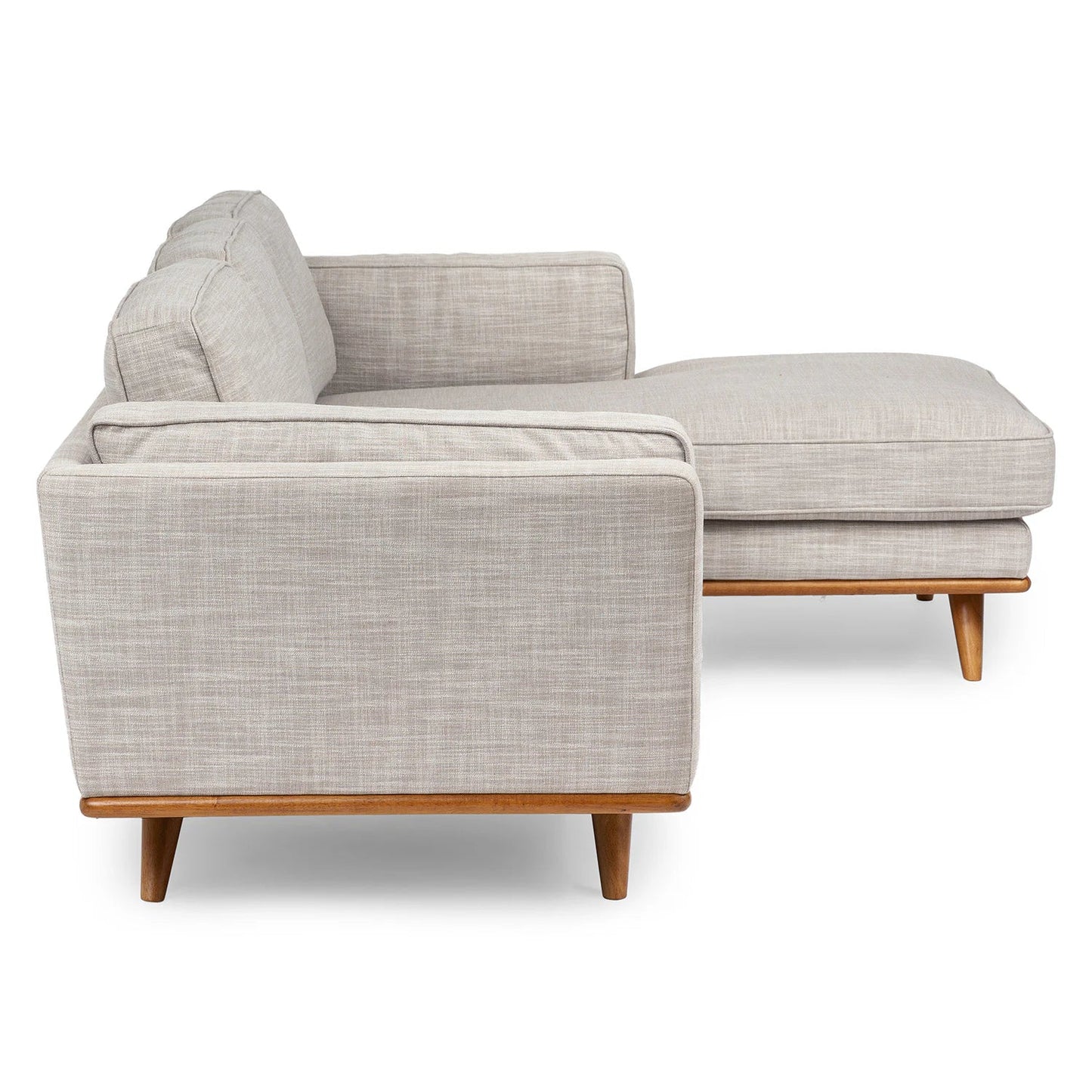 Lumo Sofa | L Shaped Left Sectional | Polyfill Cushions (7.5 feet)