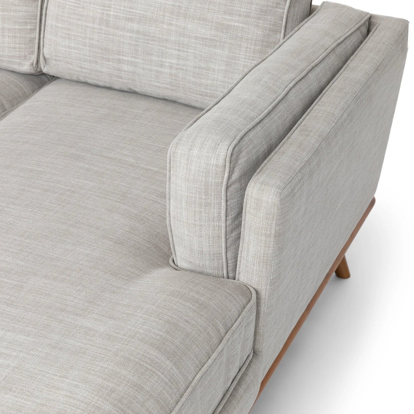 Lumo Sofa | L Shaped Left Sectional | Polyfill Cushions (7.5 feet)