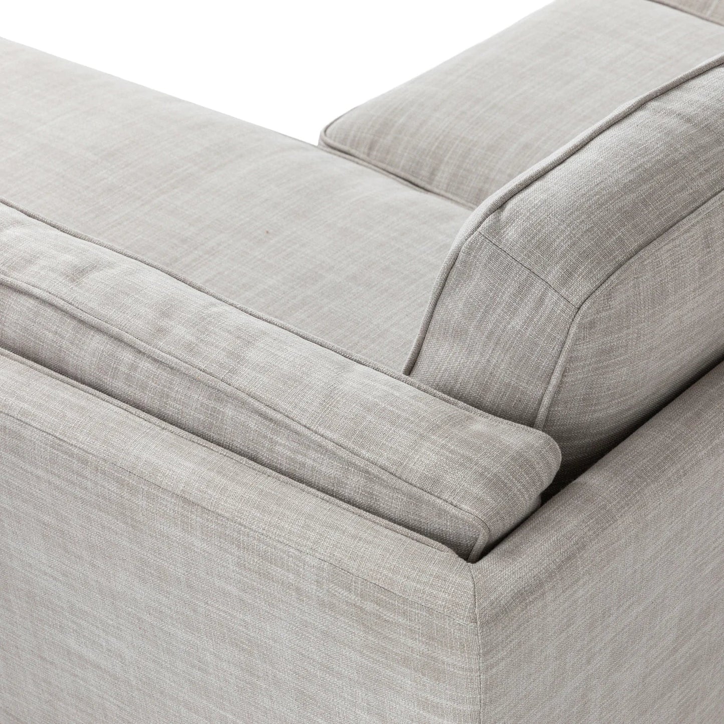 Lumo Sofa | L Shaped Left Sectional | Polyfill Cushions (7.5 feet)