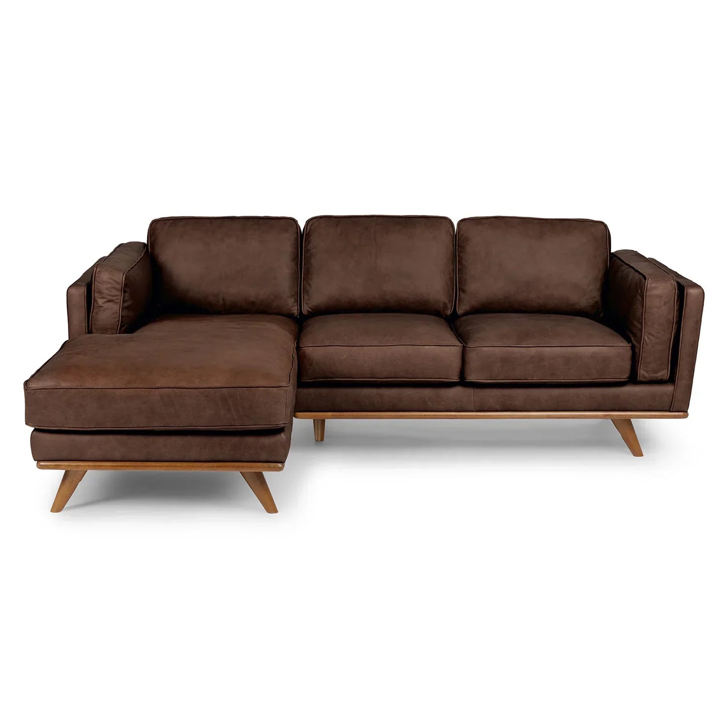 Lumo Sofa |  L Shaped Right Sectional (7.5 feet) Genuine Leather