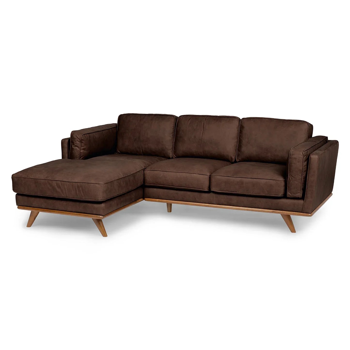 Lumo Sofa |  L Shaped Right Sectional (7.5 feet) Genuine Leather