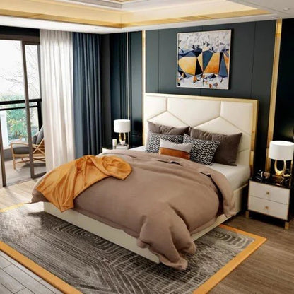 Georgetown Upholstered Bed Without Storage In Suede