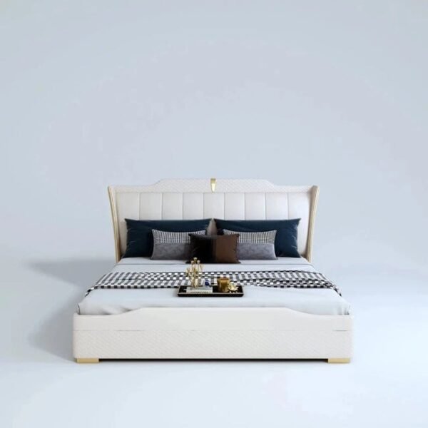 Ultimate Luxury Upholstered Bed Without Storage In Leatherette