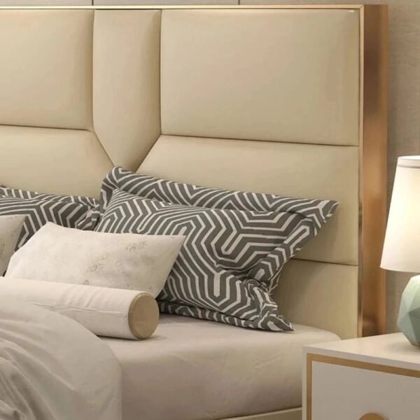 Rolex Upholstered Bed Without Storage In Suede