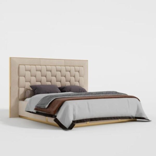 Turkey Upholstered Luxury Bed With Hydraulic In Suede