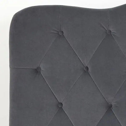 Trends Upholstered Bed Without Storage In Suede