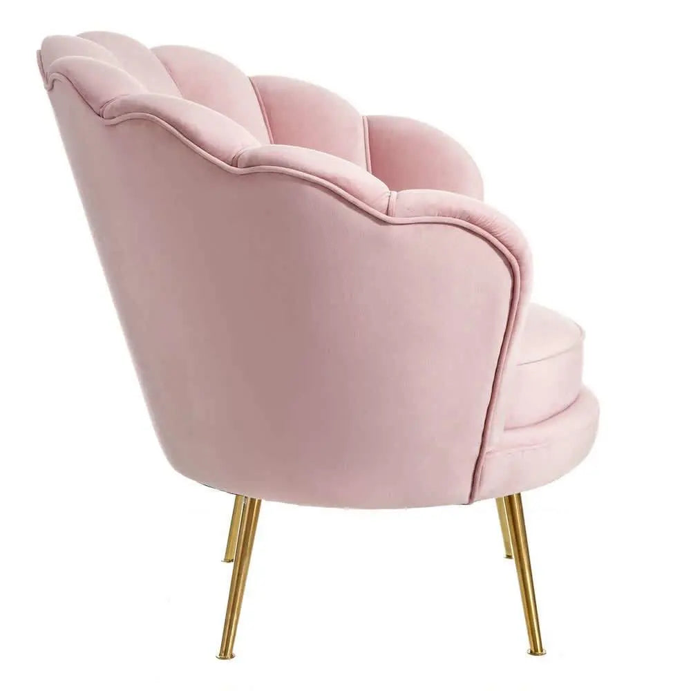 Butterfly Accent Chair in Pink Color