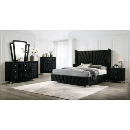 Bartın Upholstered Bed Without Storage In Suede