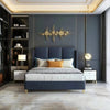Istanbul Upholstered Bed Without Storage In Leatherette