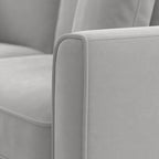 Celio Modern Suede Sectional Sofa Set