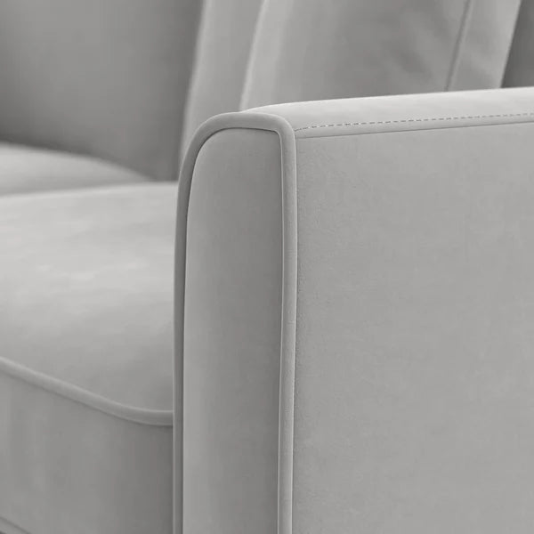 Celio Modern Suede Sectional Sofa Set