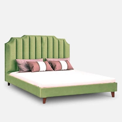 Milan Upholstered Bed Without Storage In Suede