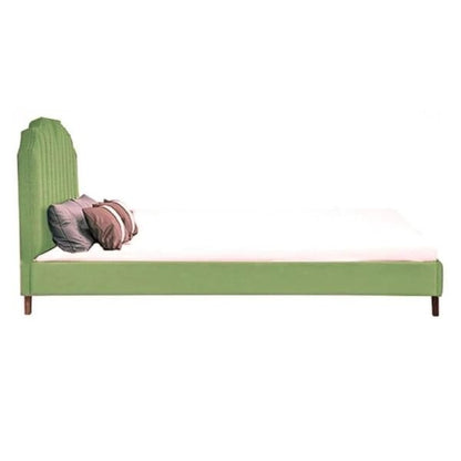 Milan Upholstered Bed Without Storage In Suede