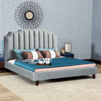 Milan Upholstered Bed Without Storage In Suede