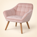 Karris Accent Chair – opposite three-quarter view