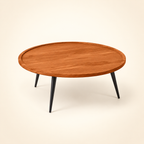 Latte Coffee Table - elevated tabletop view