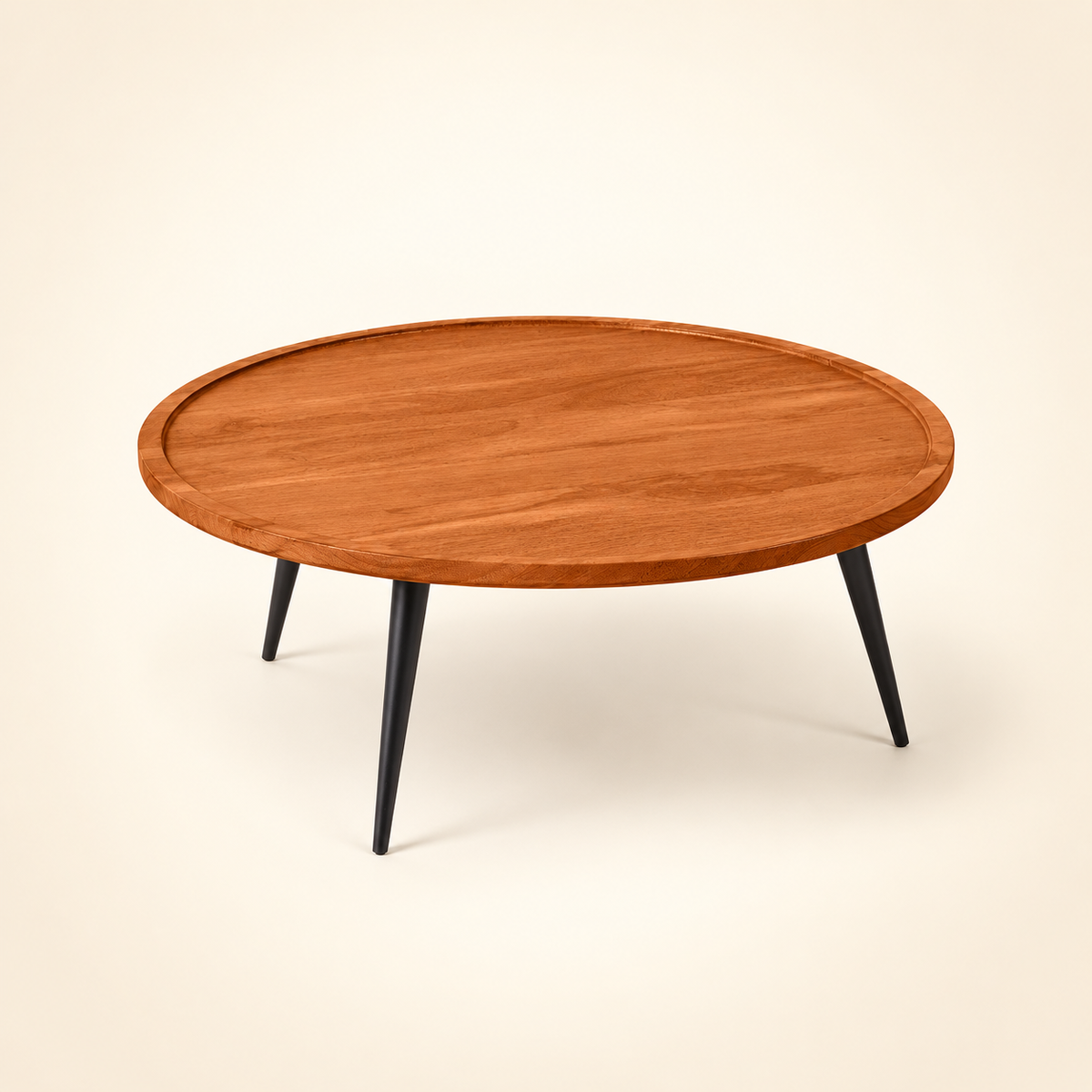 Latte Coffee Table - elevated tabletop view