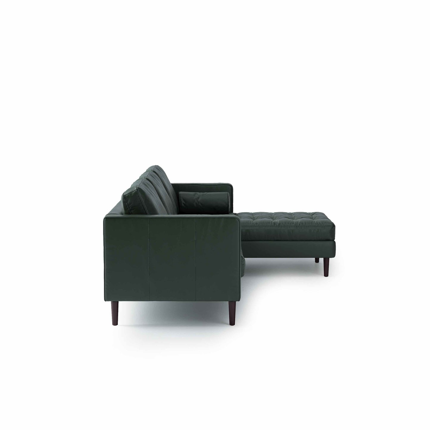 Palo Sofa | L-Shaped Right Sectional with Chaise (8.25 feet) | Italian Leather Sofa