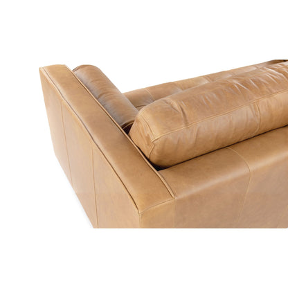 Palo Sofa | L-Shaped Right Sectional with Chaise (8.25 feet) | Italian Leather Sofa