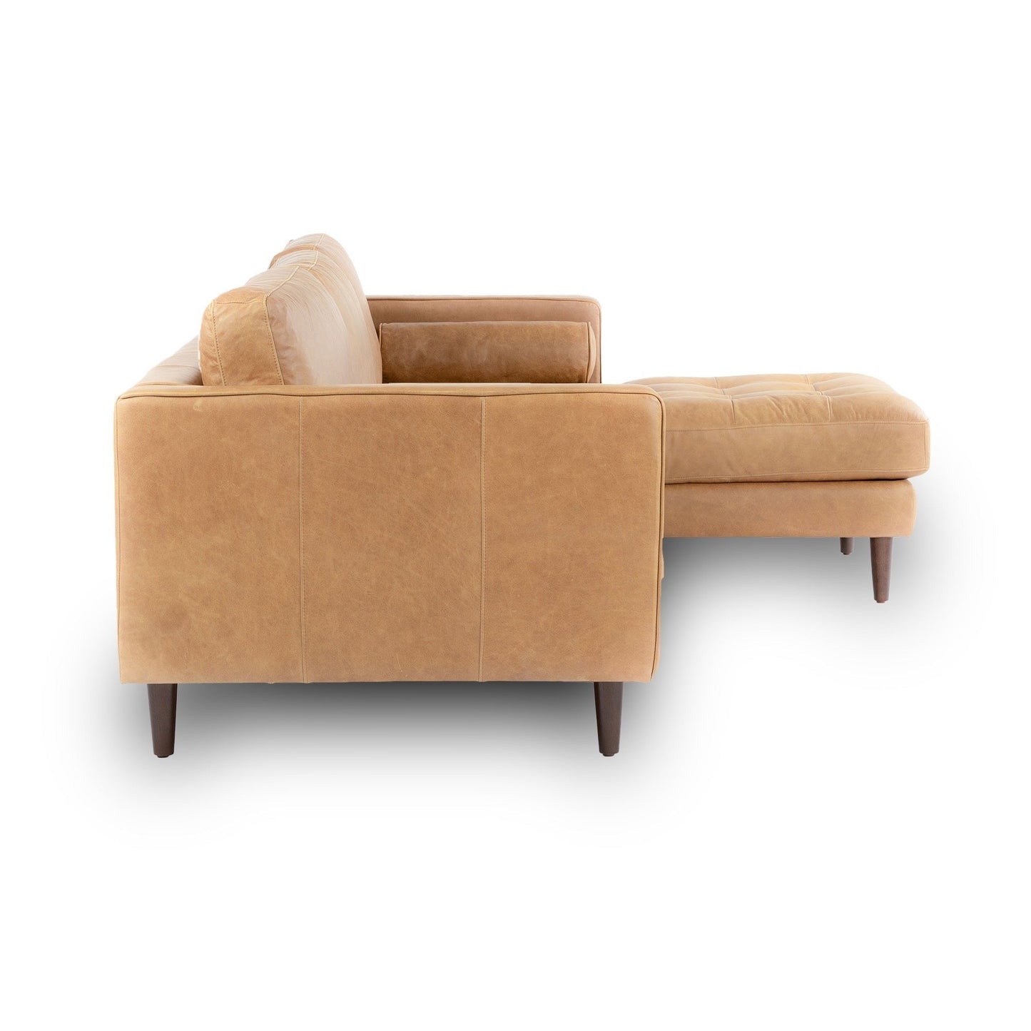 Palo Sofa | L-Shaped Sectional with Chaise (8.25 feet) | Italian Leather Sofa