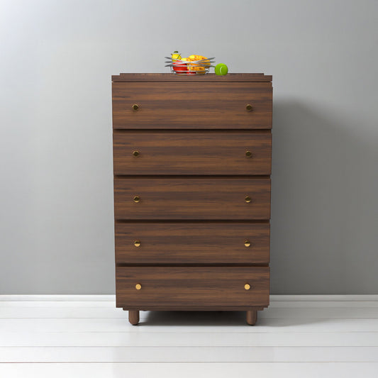 Stava Modular Drawer System | Solid Walnut/Teak/Oak Wood (5x1) | 3 Feet Length