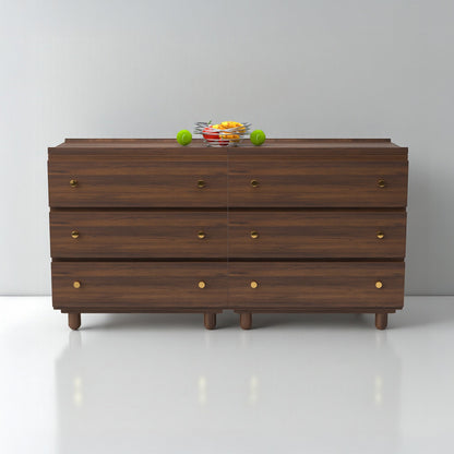 Stava Modular Drawer System | Solid Walnut/Teak/Oak Wood (3x2) | 5.5 Feet Length