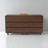 Stava Modular Drawer System | Solid Walnut/Teak/Oak Wood (3x2) | 5.5 Feet Length