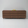 Stava Modular Drawer System | Solid Walnut/Teak/Oak Wood (3x3) | 8 Feet Length