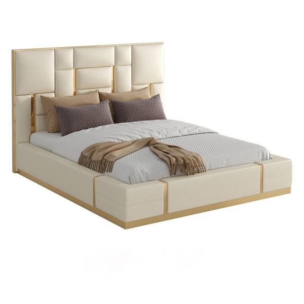 Julius Pro Upholstered Luxury Bed Manual Storage In Leatherette