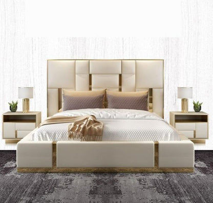 Julius Pro Upholstered Luxury Bed Manual Storage In Leatherette