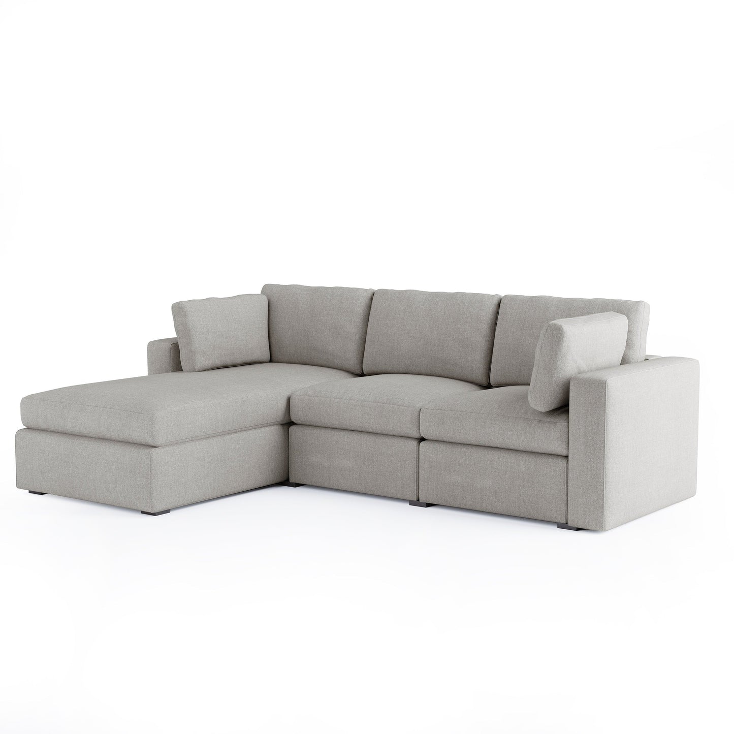 Node Sofa | L Shaped Sofa | 3 Seater (8 x 5.5 feet)