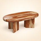 Lucas Coffee Table - elevated tabletop view