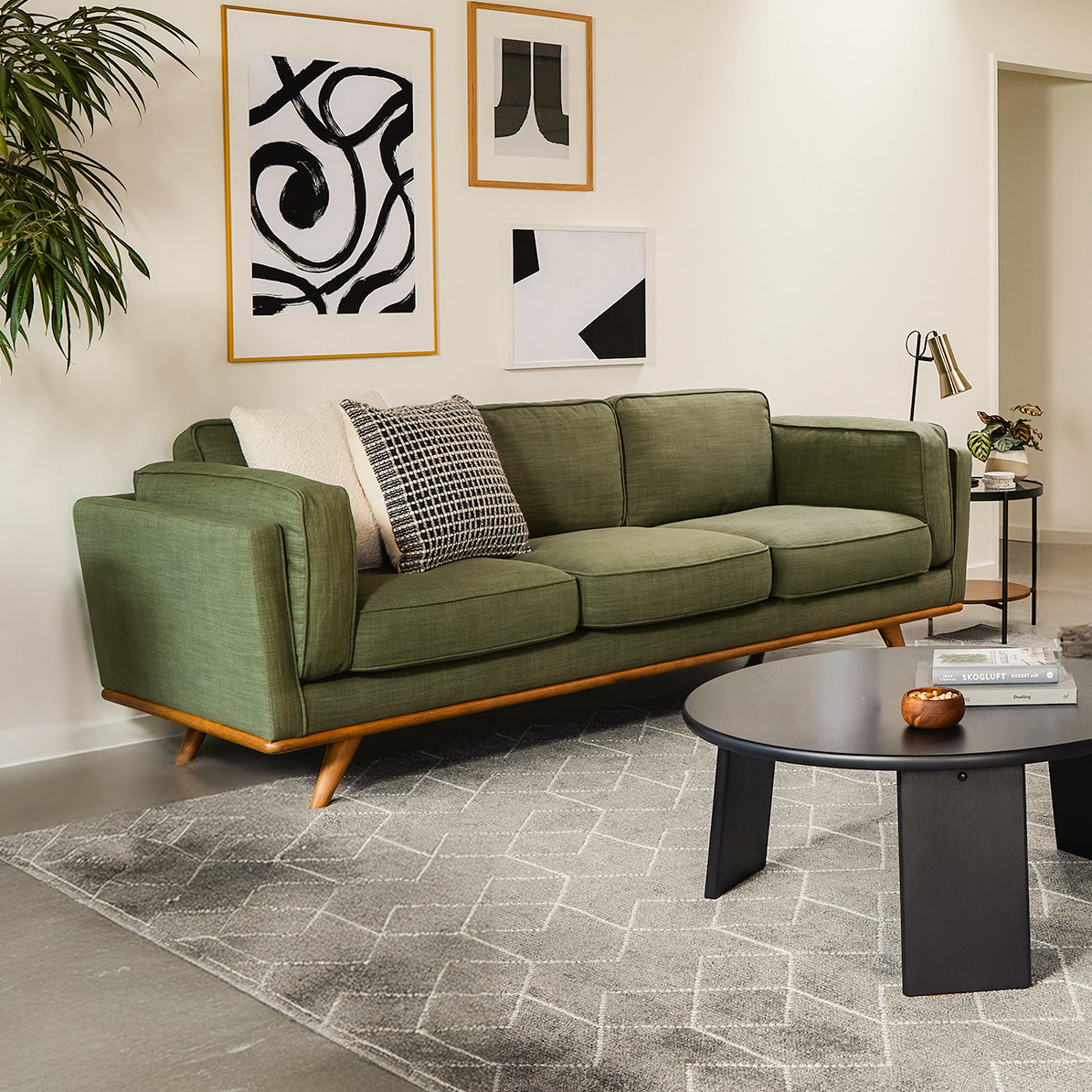 Lumo Sofa | 3 Seater | Down-feather Back Cushions (7.5 feet)