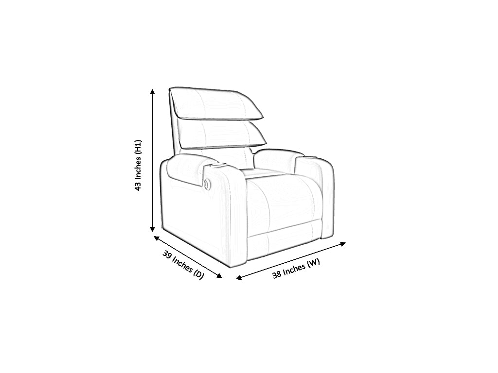 Manchester Fabric Recliner