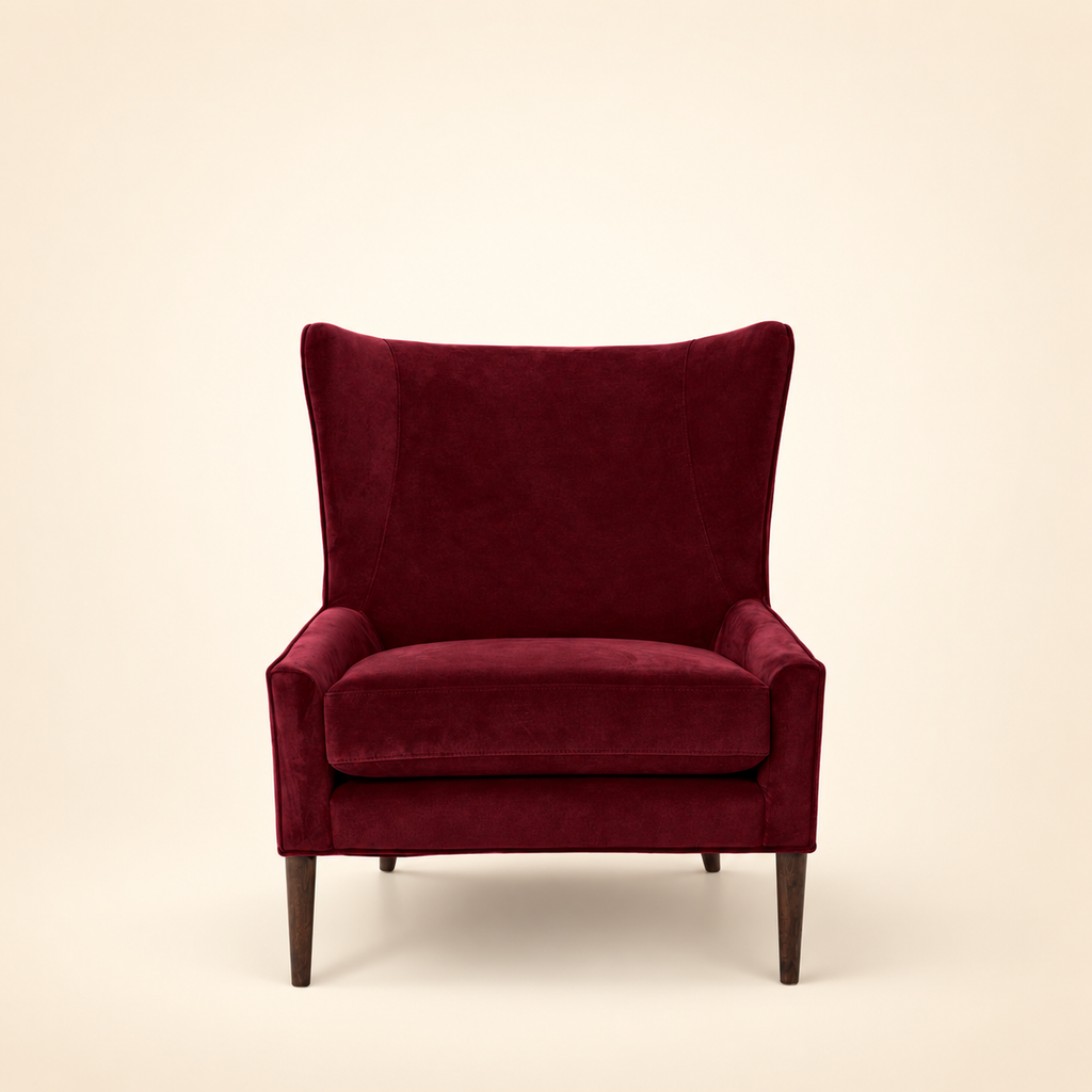 Marlowe Wingback Chair front view