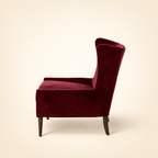 Marlowe Wingback Chair side view