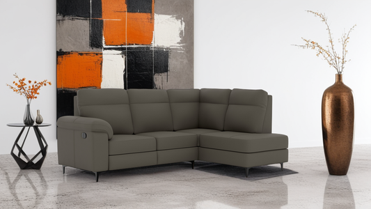 Mayfair Corner Leather LHF With Recliner