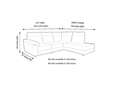 Mayfair Corner Artificial Leather LHF With Recliner