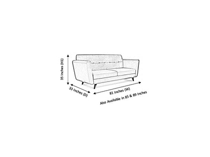 Meridian 3 Seater Artificial Leather Sofa