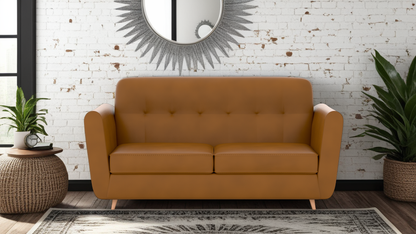 Meridian 2 Seater Artificial Leather Sofa