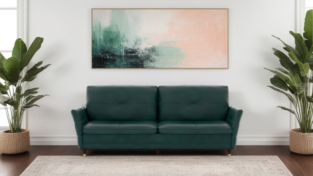 Modena 3 Seater Artificial Leather Sofa