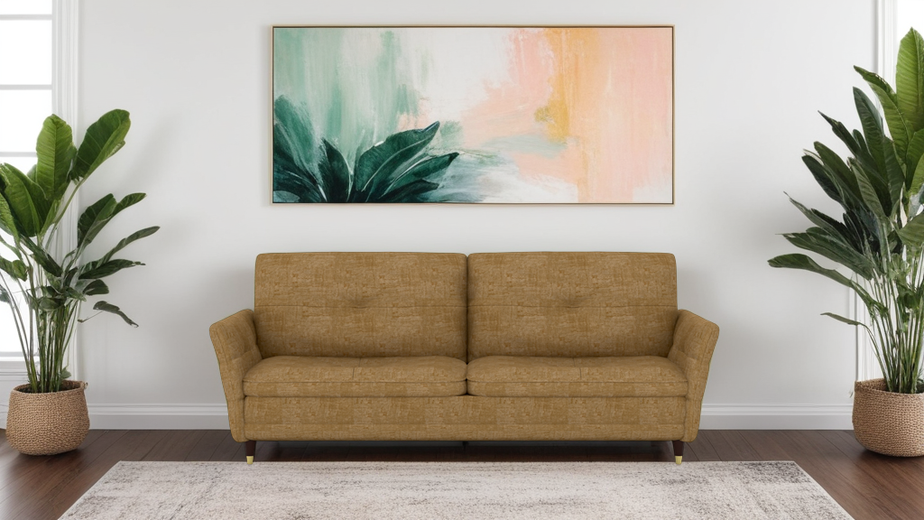 Modena 3 Seater Fabric Sofa