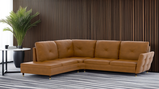 Modena Corner Artificial Leather RHF With Chaise