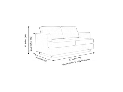 Monaco 2 Seater Artificial Leather Sofa