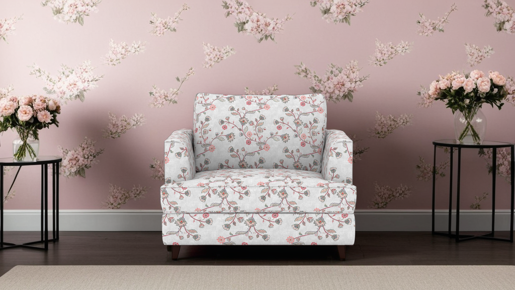 Monaco 1 Seater Fabric Sofa