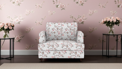 Monaco 1 Seater Fabric Sofa