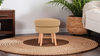 Moon Fabric Ottoman