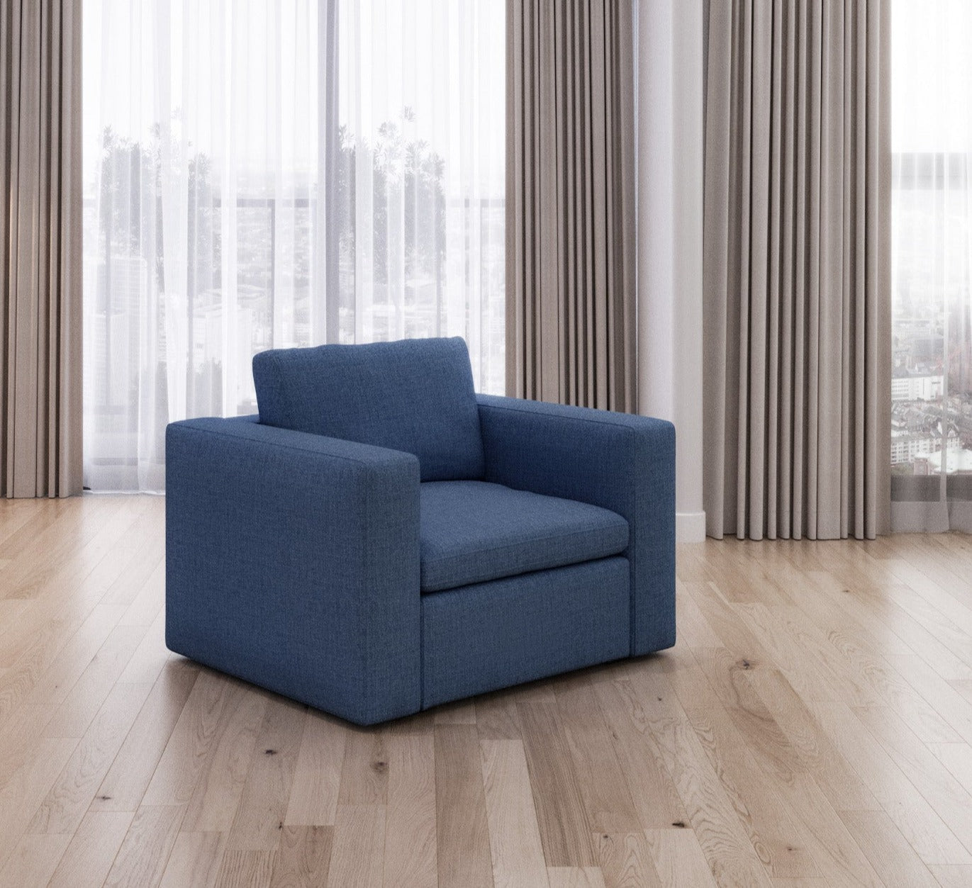 Node Sofa | 1 Seater Sofa (3.5 feet)