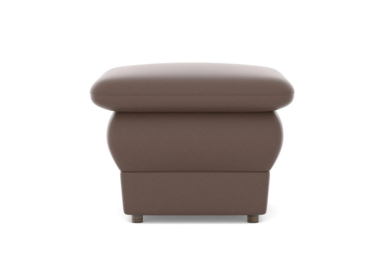 Chiffon Leather Ottoman