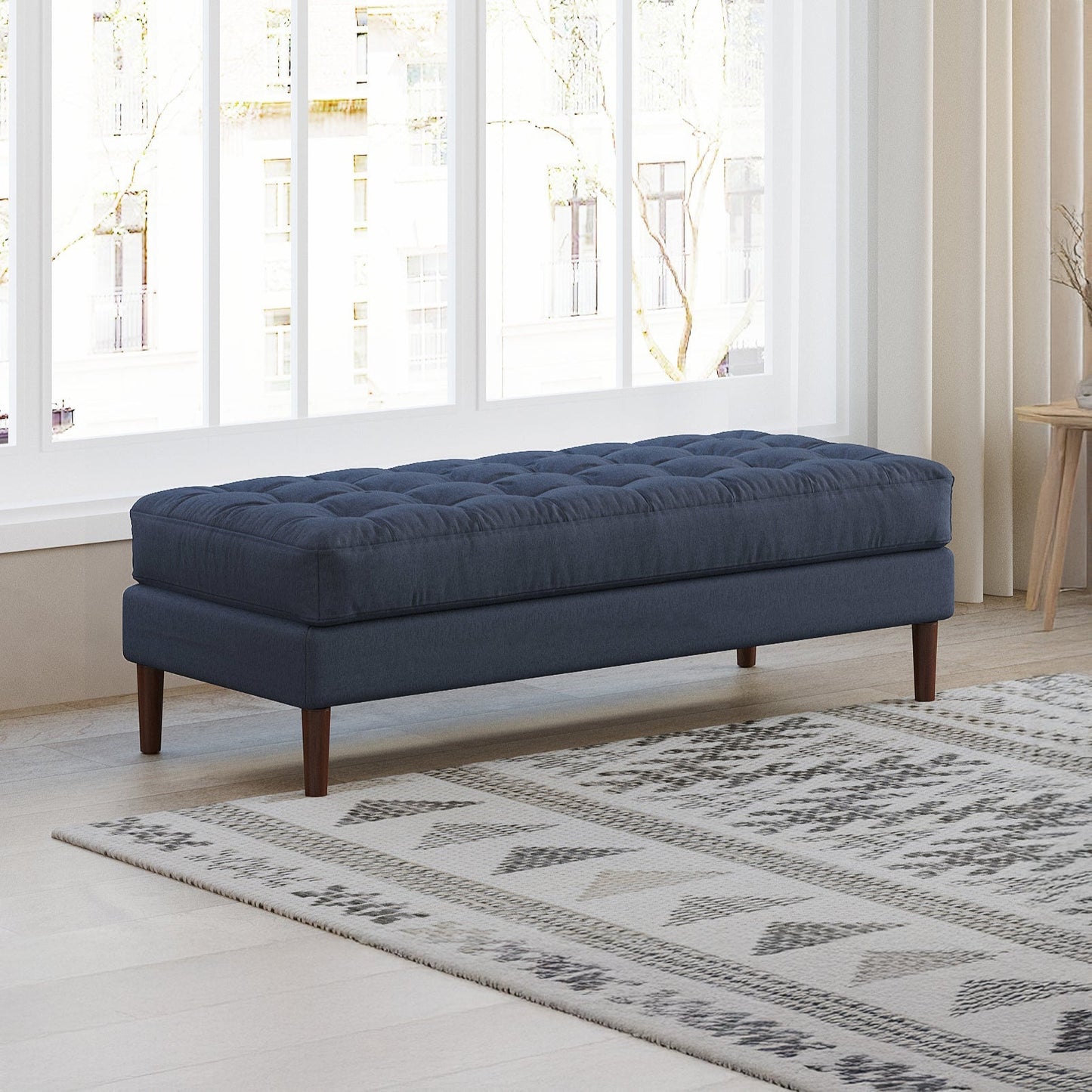 Palo Sofa Bench T  | 4.5 feet | Tufted